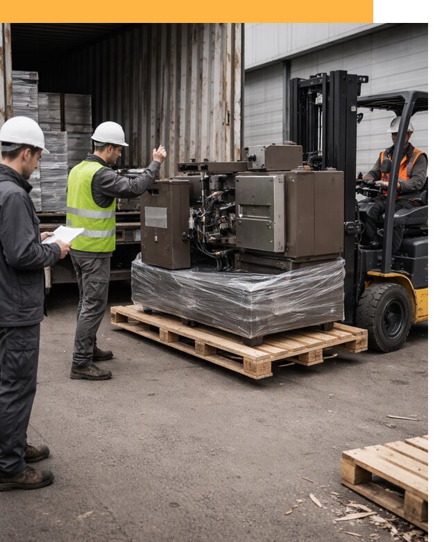 Доставка промышленного оборудования из Европы от 46121