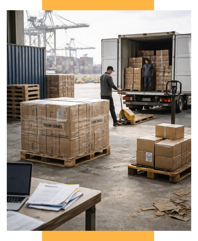 Доставка грузов из Израиля от 15374 р., логистика от СетСервис-Ктр