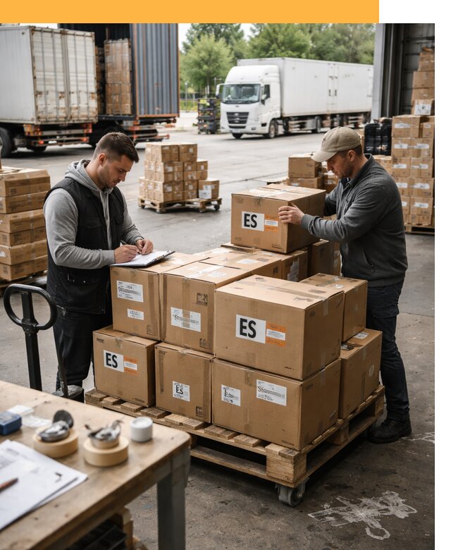 Доставка грузов в Испанию автотранспортом от 35872 руб