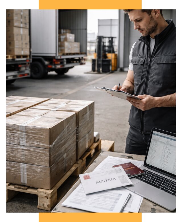 Доставка в Австрию от 66619 р. Логистика и экспорт СетСервис-Ктр