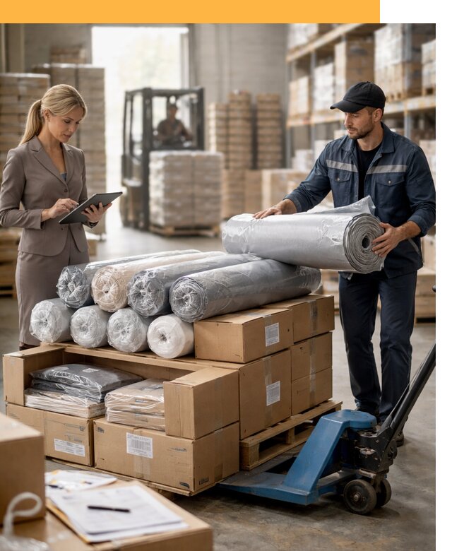 Перевозка текстиля по миру от 15374 руб. с таможней и страхованием