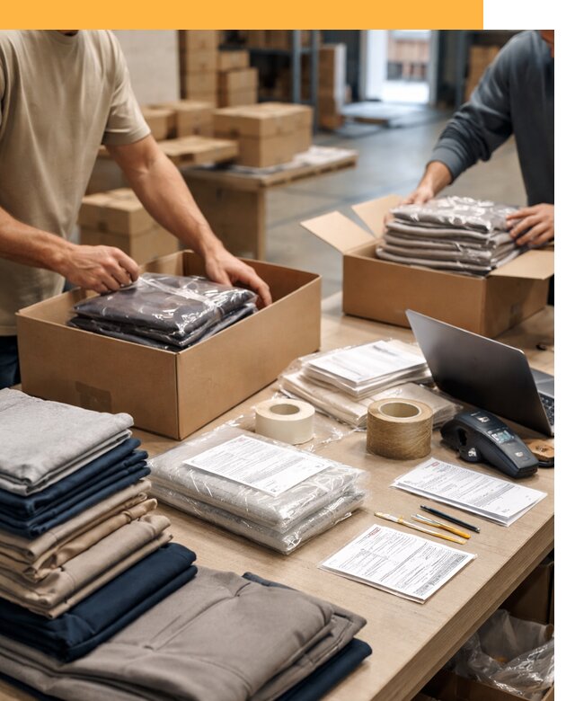 Перевозка одежды по миру от 7687 руб. с таможенным оформлением