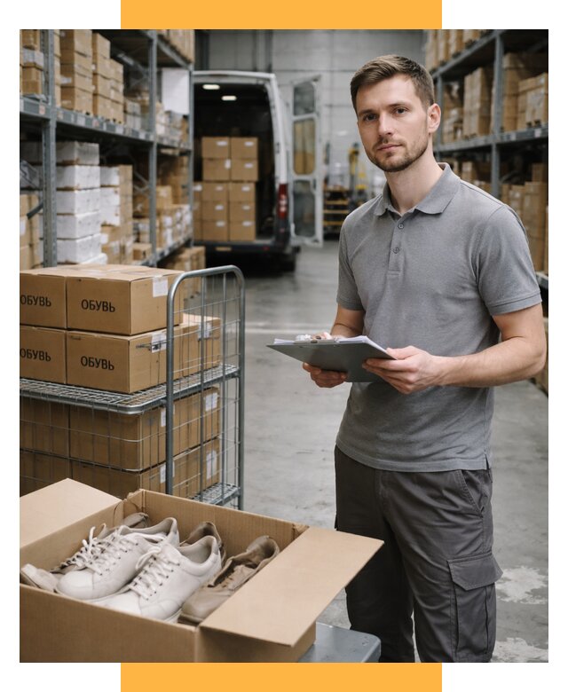 Доставка обуви из Китая и Турции от 4612 р. СетСервис-Ктр