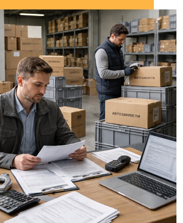 Таможенное оформление автозапчастей по выгодным тарифам от 8712
