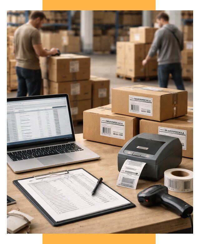 Маркировка импортных товаров от 4612 р. под ключ, СетСервис-Ктр
