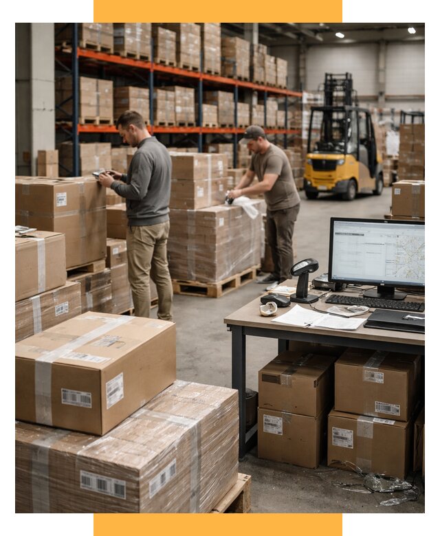 Склад консолидации в Европе от 6662 р., услуги СетСервис-Ктр